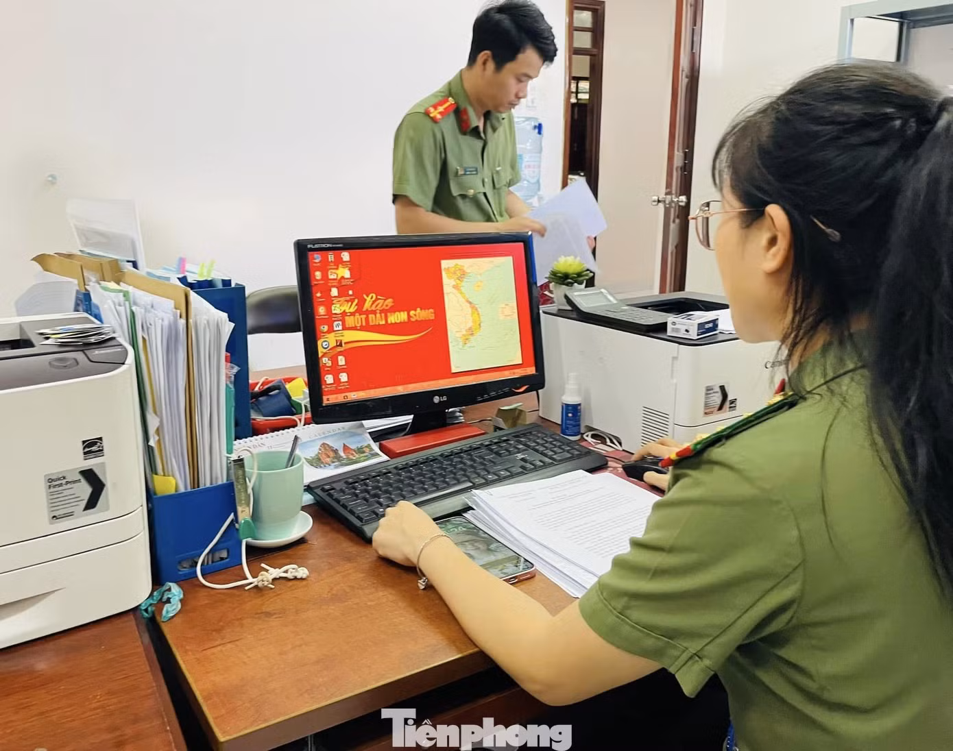 Tuổi trẻ công an Bình Phước hưởng ứng cuộc vận động "Tự hào một dải non sông".