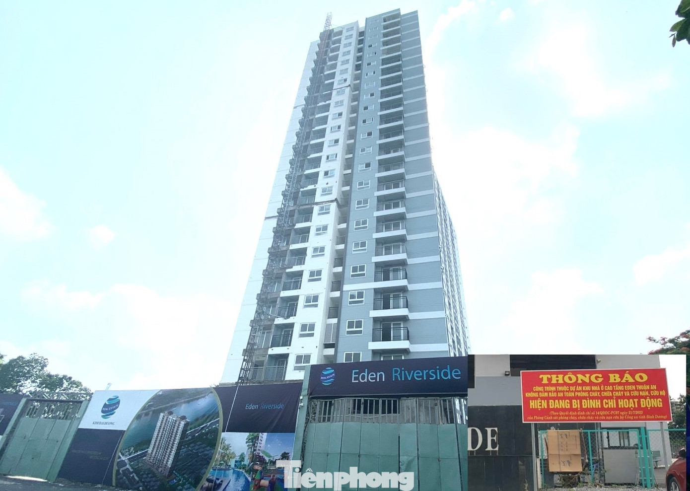 Khu nhà ở cao tầng Eden bị tạm đình chỉ hoạt động.