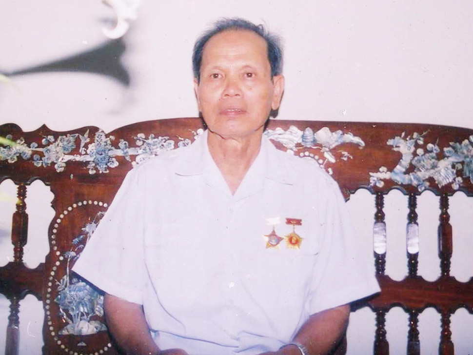 Cựu binh Hoàng Hữu. Ảnh: Q.H. Cựu binh Hoàng Hữu. Ảnh: Q.H