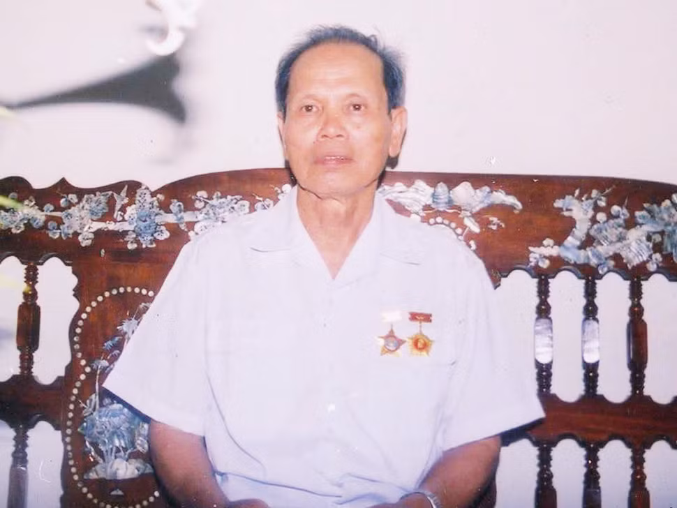 Cựu binh Hoàng Hữu. Ảnh: Q.H
