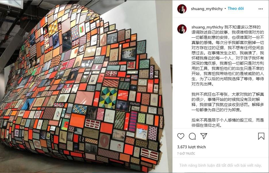 Sau khi xóa bức ảnh 18+, Trịnh Sảng tiếp tục đăng bài khó hiểu trên trang cá nhân. Sau khi xóa bức ảnh 18+, Trịnh Sảng tiếp tục đăng bài khó hiểu trên trang cá nhân.