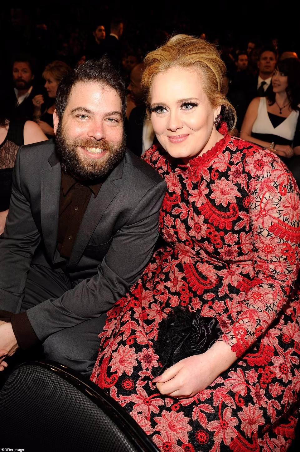 Adele và chồng cũ Simon Konecki thuở còn mặn nồng.