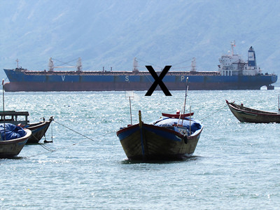 Tàu VSP Moostone (X) tại vịnh Cam Ranh 