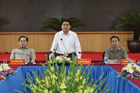 Chủ tịch Hà Nội: Chương Mỹ cần có quy hoạch giãn dân khỏi vùng phân lũ ảnh 1