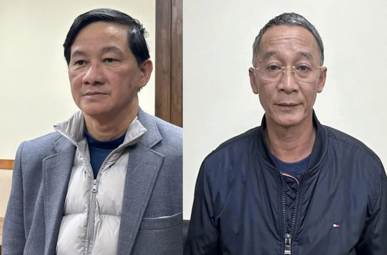 Cựu Bí thư Lâm Đồng Trần Đức Quận (bên trái) và cựu Chủ tịch Lâm Đồng Trần Văn Hiệp. Cựu Bí thư Lâm Đồng Trần Đức Quận (bên trái) và cựu Chủ tịch Lâm Đồng Trần Văn Hiệp.