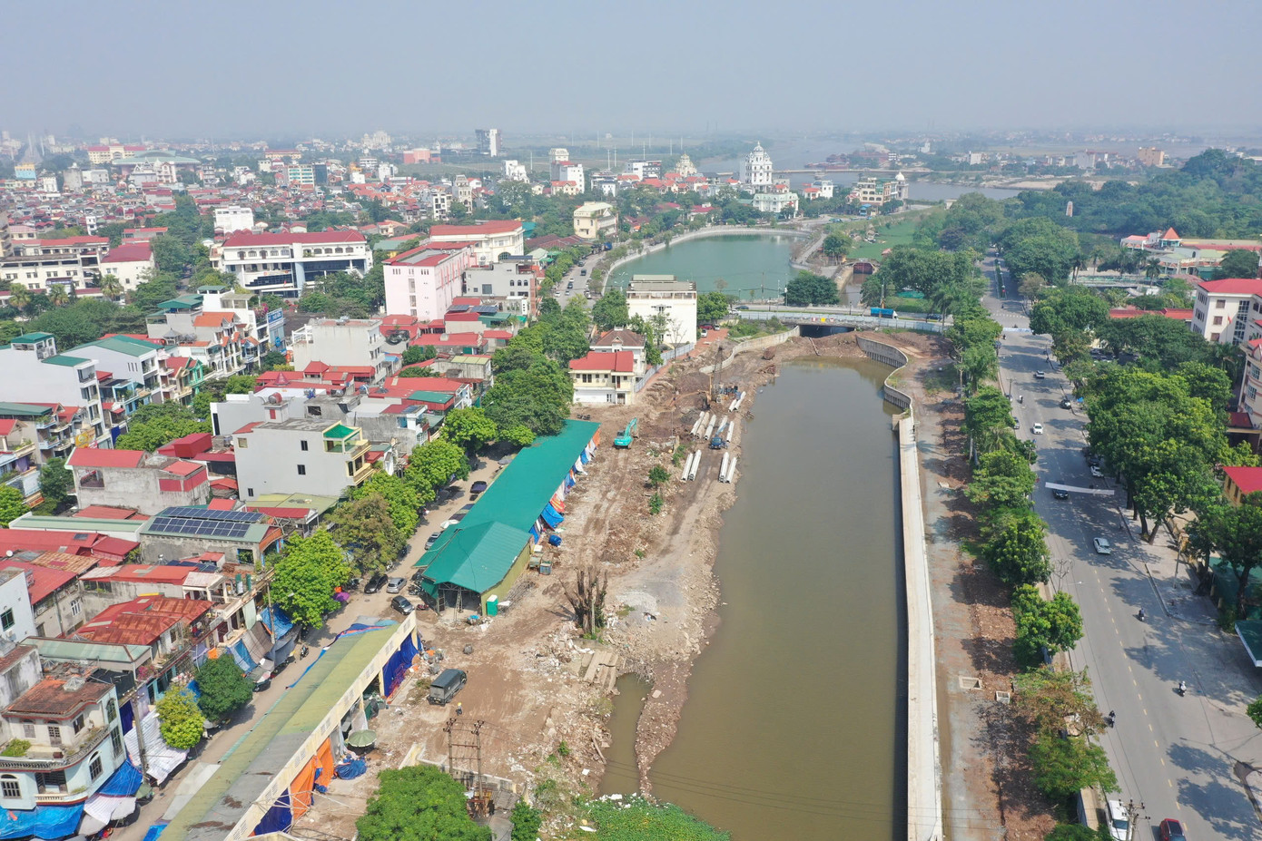 Dự án đang gặp khó khăn về công tác giải phóng mặt bằng. Ảnh: Phạm Nam. Dự án đang gặp khó khăn về công tác giải phóng mặt bằng. Ảnh: Phạm Nam.