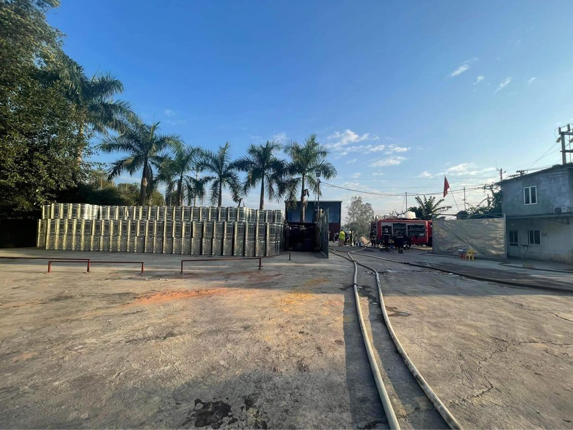 Hiện trường vụ cháy