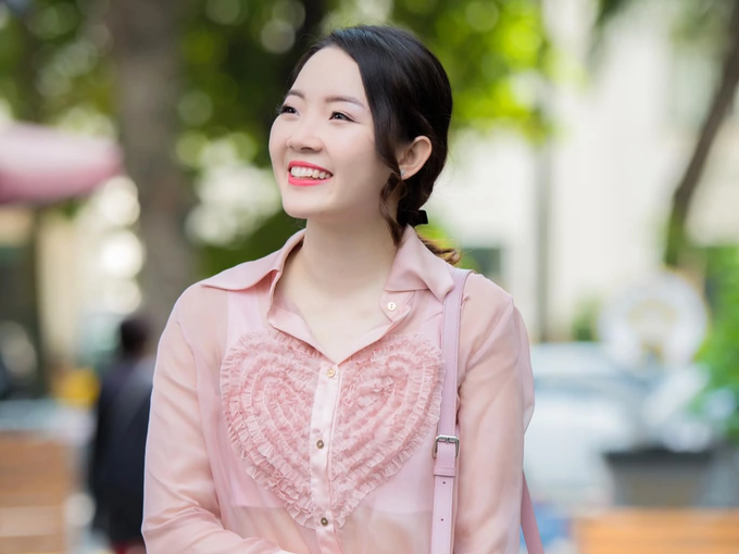 Thu Hằng để lại ấn tượng với chàng trai quê Lâm Đồng bởi vẻ ngoài xinh xắn, dễ thương. (Ảnh: T. H). Thu Hằng để lại ấn tượng với chàng trai quê Lâm Đồng bởi vẻ ngoài xinh xắn, dễ thương. (Ảnh: T. H).