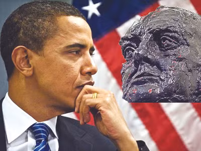 Ông Obama cũng khá đau đầu vì bức tượng Churchill