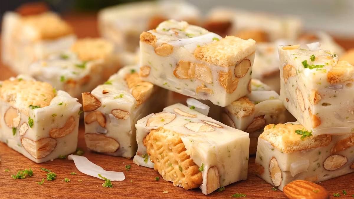 Kẹo nougat cũng có các công thức sử dụng nguyên liệu cho người ăn kiêng, kiêng đường.