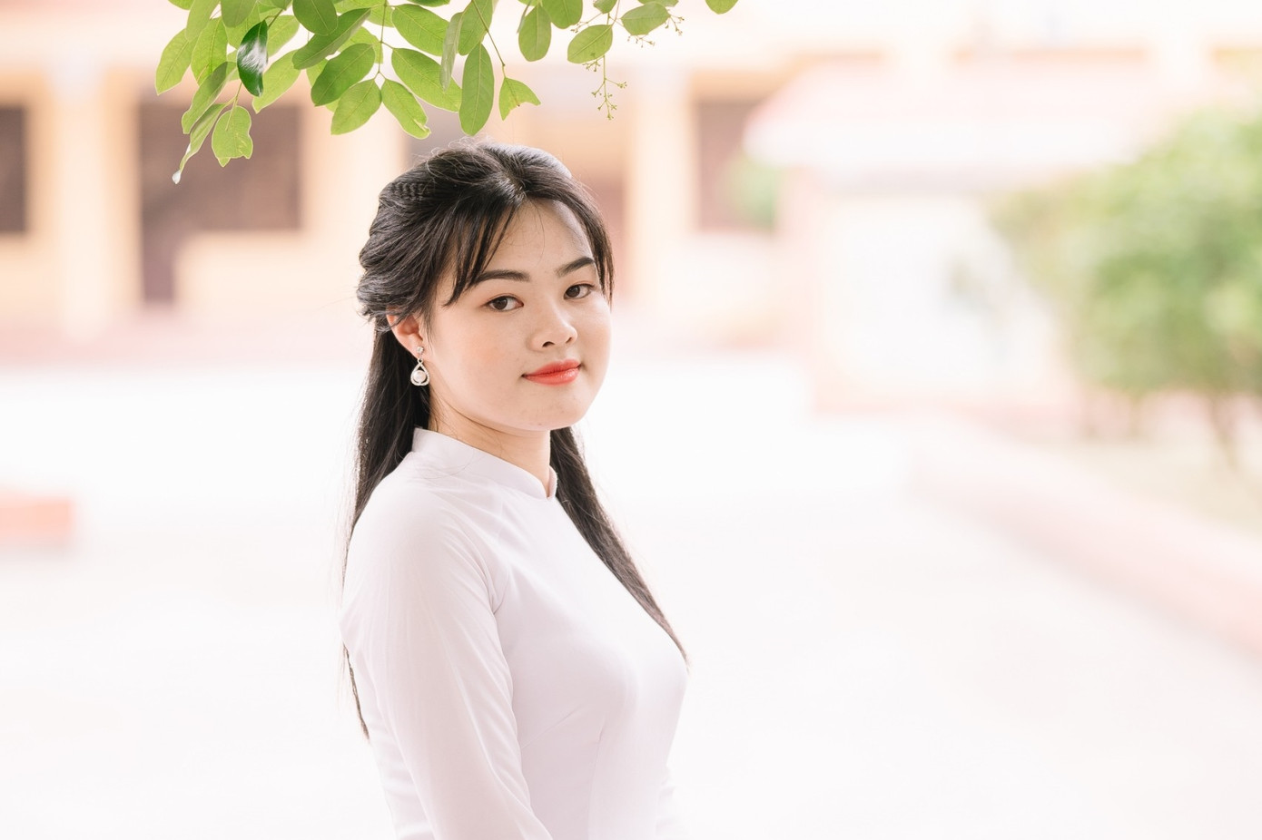 Vân Anh đã có kết quả trúng tuyển vào trường ĐH Ngoại thương Hà Nội từ trước khi có kết quả thi tốt nghiệp THPT Quốc gia năm 2023.