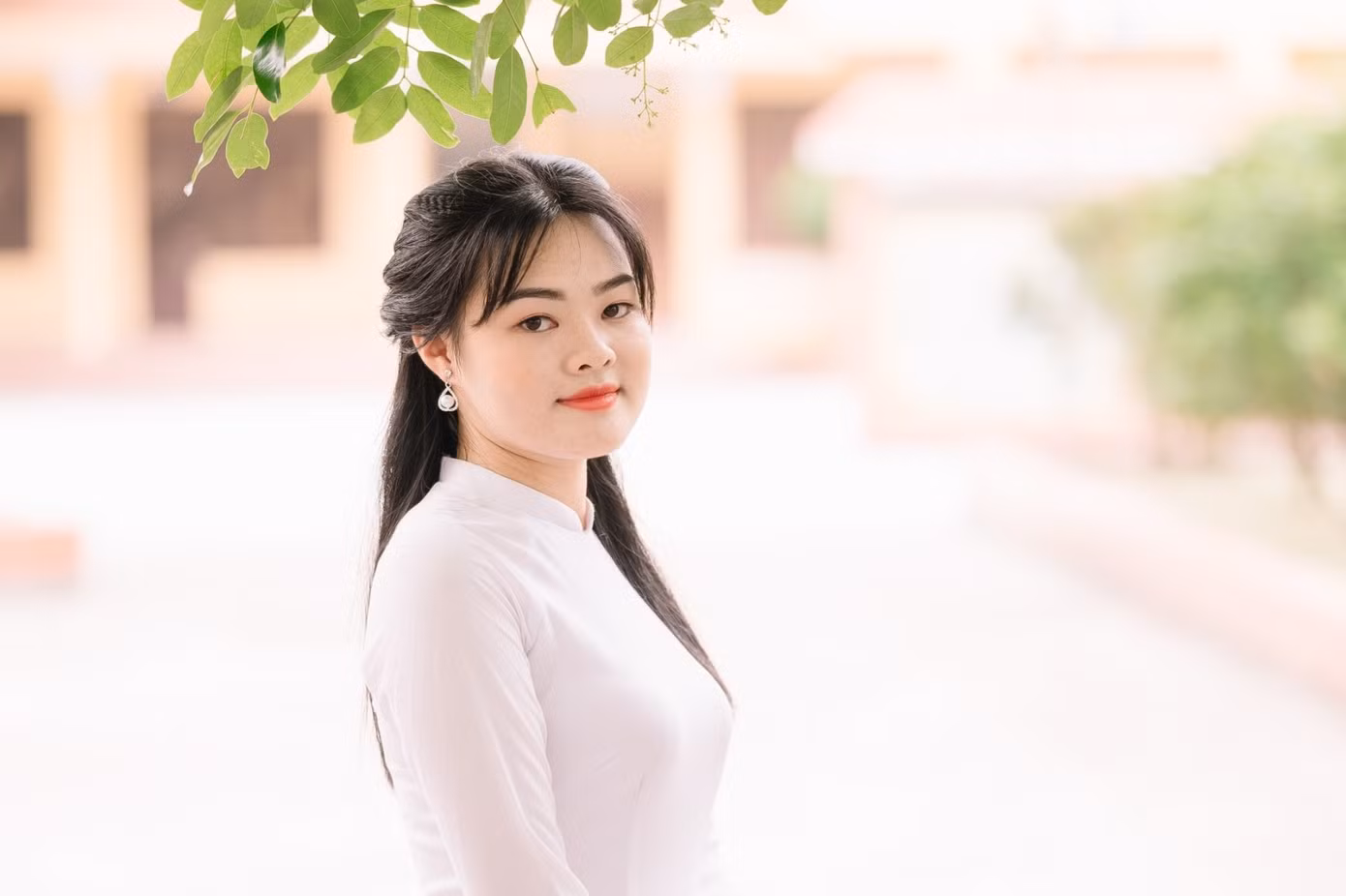 Vân Anh đã có kết quả trúng tuyển vào trường ĐH Ngoại thương Hà Nội từ trước khi có kết quả thi tốt nghiệp THPT Quốc gia năm 2023.