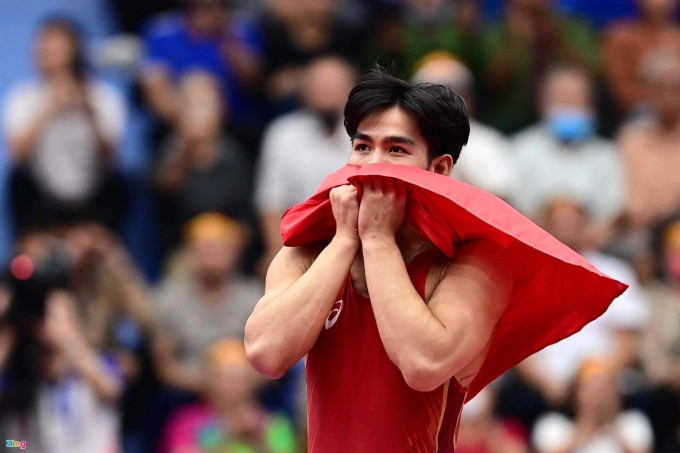 Mạnh Hùng được kỳ vọng sẽ lập thành tích tại SEA Games 32. Ảnh: Zing News.