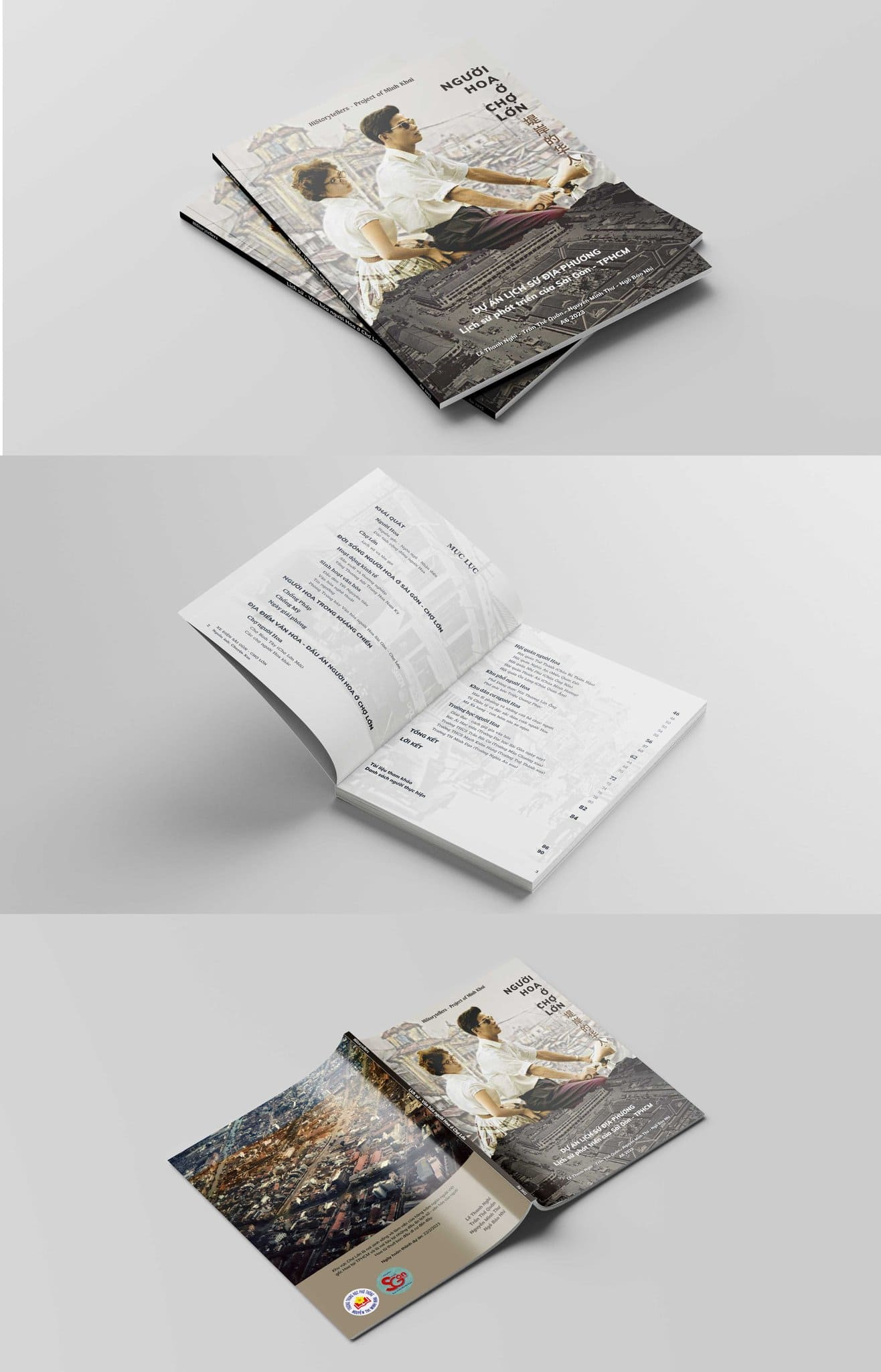 Sản phẩm tập san của nhóm Minh Thư về người Hoa tại TP.HCM.