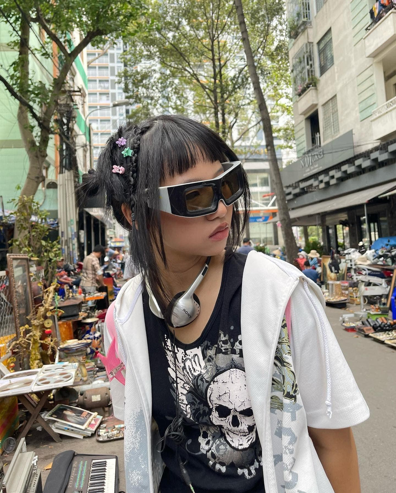 Bên cạnh học tập, Cẩm Phương còn là một rapper "part-time" với nghệ danh Ci Pi.