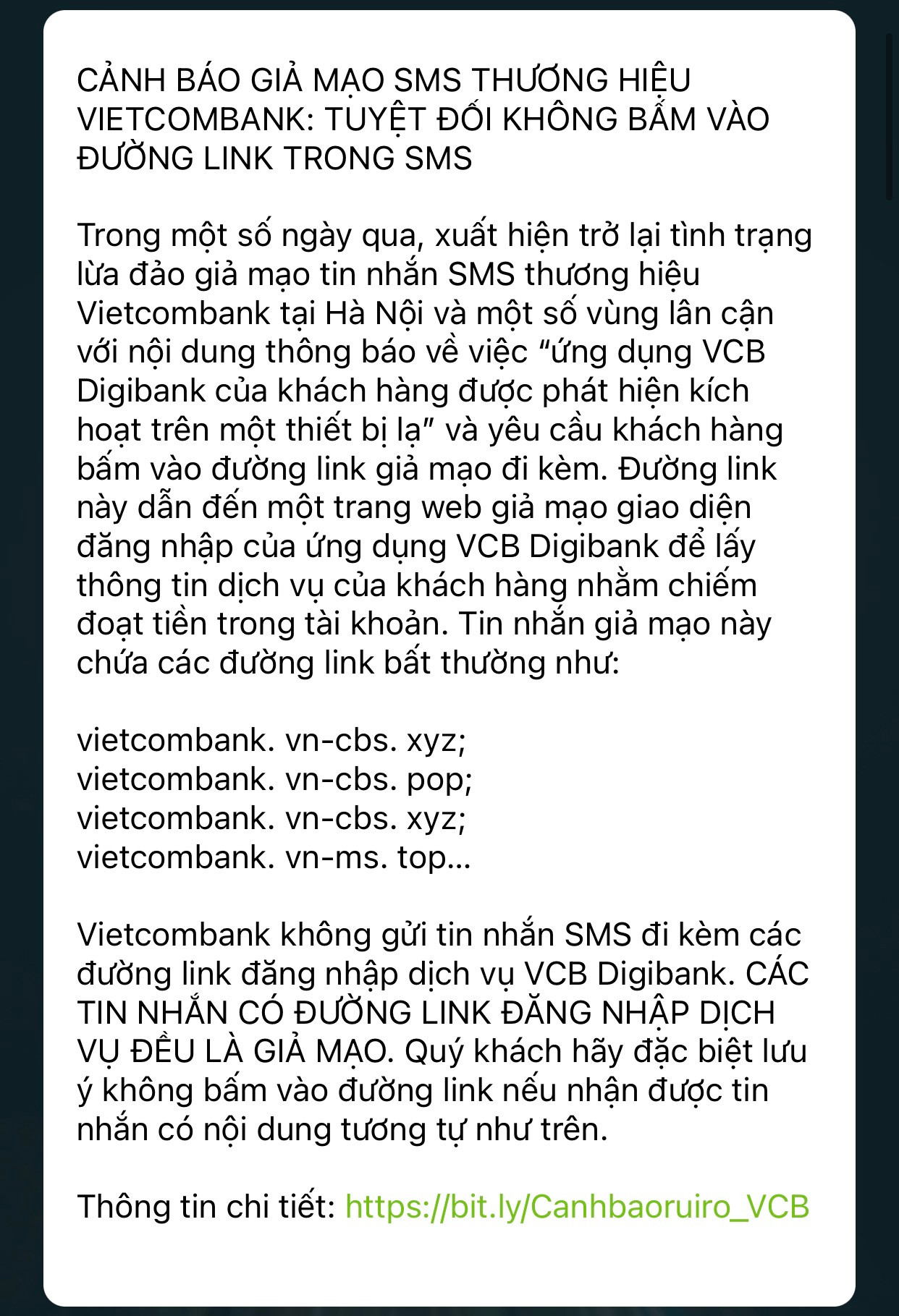 Nhiều ngân hàng cũng đưa ra cảnh báo khi lừa đảo qua thẻ tín dụng ngày càng phổ biến.