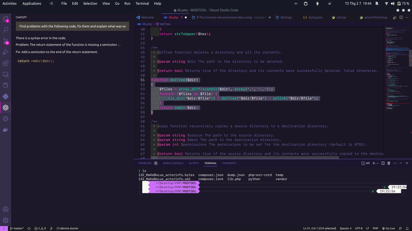 Hỗ trợ tìm bug (lỗi sai) trong các câu lệnh của ChatGPT. Hỗ trợ tìm bug (lỗi sai) trong các câu lệnh của ChatGPT.