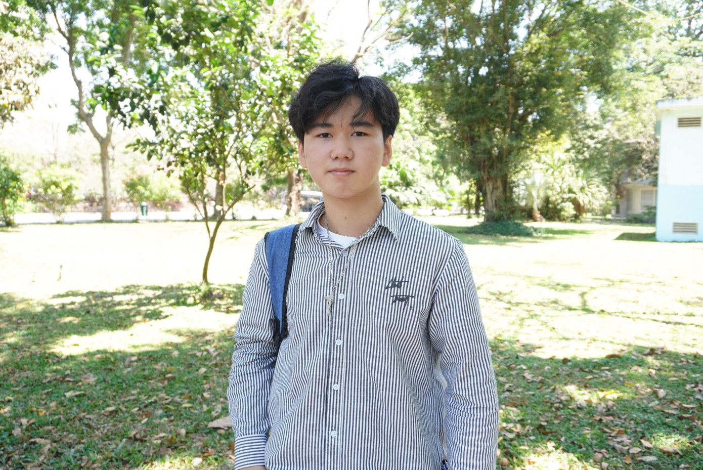 Trung Kiên khá lo lắng về phần thi môn Sinh học.