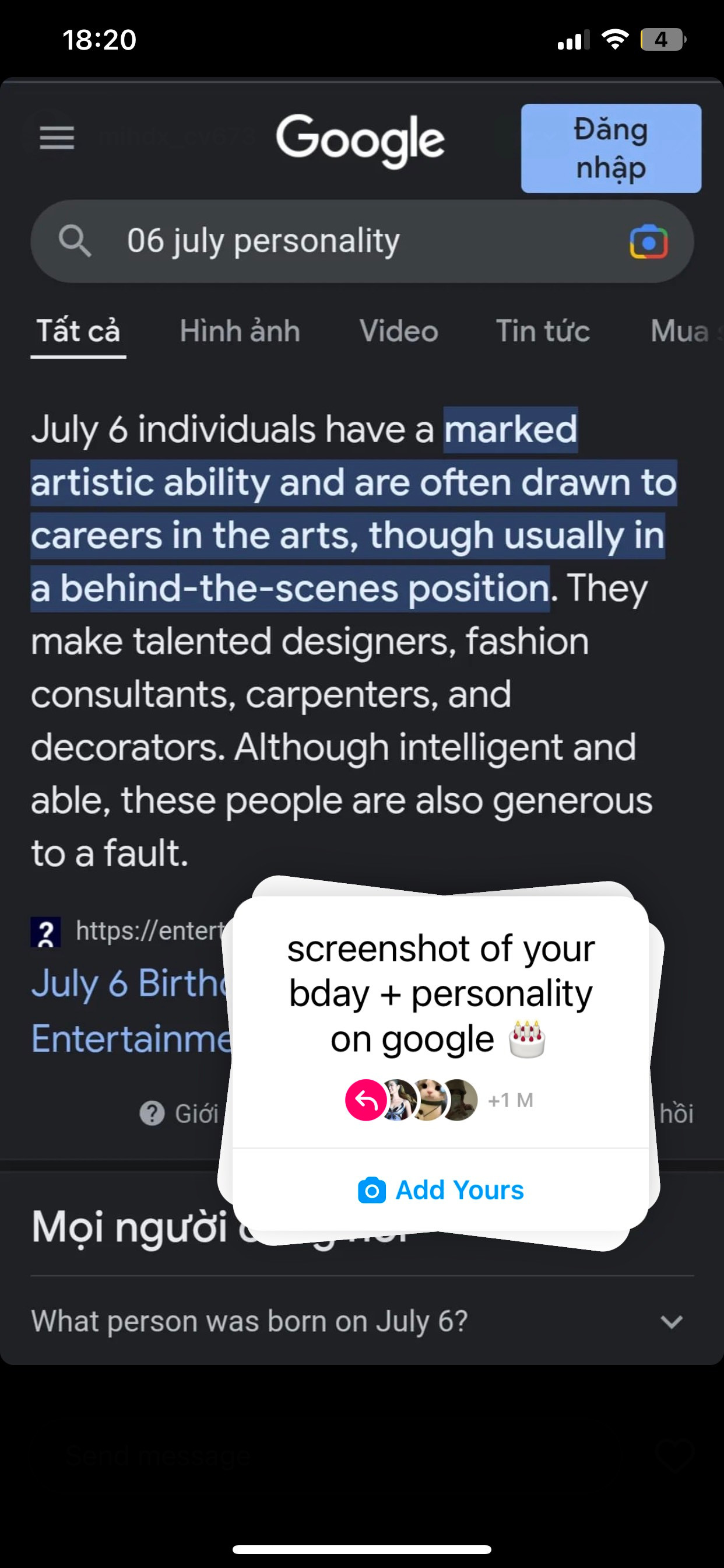 Sau 2 ngày, trào lưu này đã nhanh chóng nhận được sự tham gia nhiệt tình của người dùng Instagram trên toàn thế giới. Sau 2 ngày, trào lưu này đã nhanh chóng nhận được sự tham gia nhiệt tình của người dùng Instagram trên toàn thế giới.