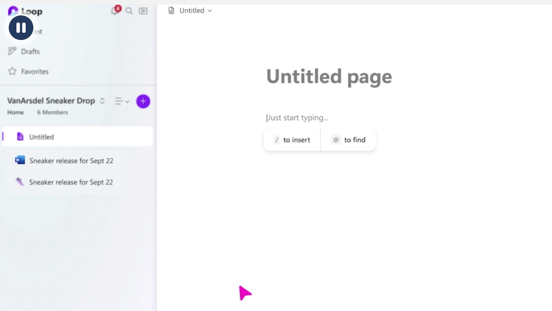 Chỉ cần có tài khoản, Loop cho phép người dùng sử dụng các phần mềm trong gói Microsoft 365 để hỗ trợ cho công việc. Chỉ cần có tài khoản, Loop cho phép người dùng sử dụng các phần mềm trong gói Microsoft 365 để hỗ trợ cho công việc.