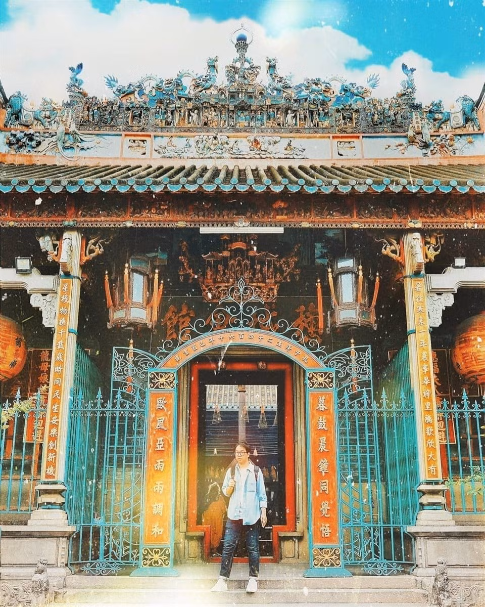 Miếu bà Thiên Hậu rất nổi tiếng trong cộng đồng người Hoa. Ảnh: FBNV