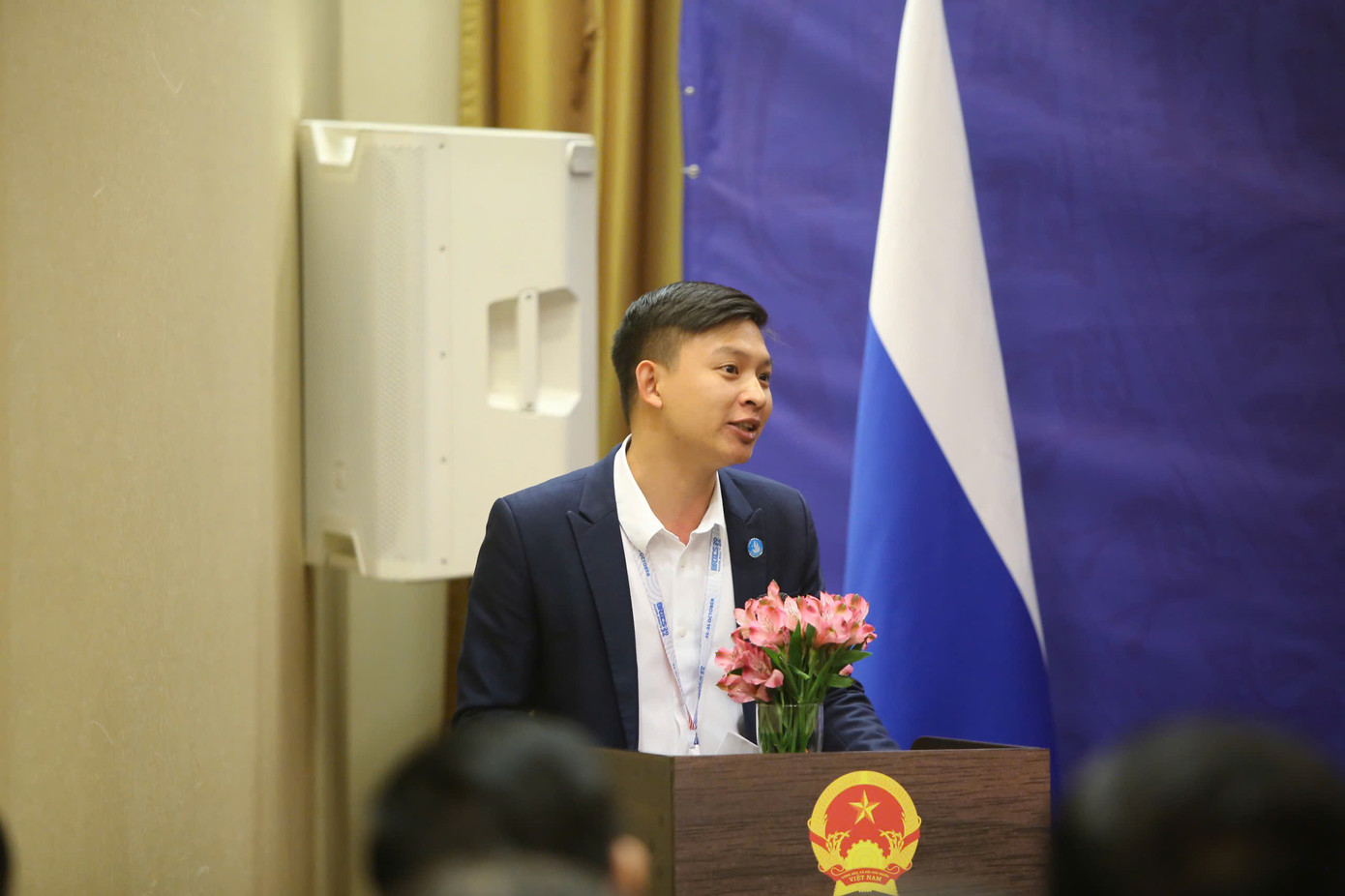 Chủ tịch Hội Sinh viên Việt Nam tại Nga Lê Huỳnh Đức