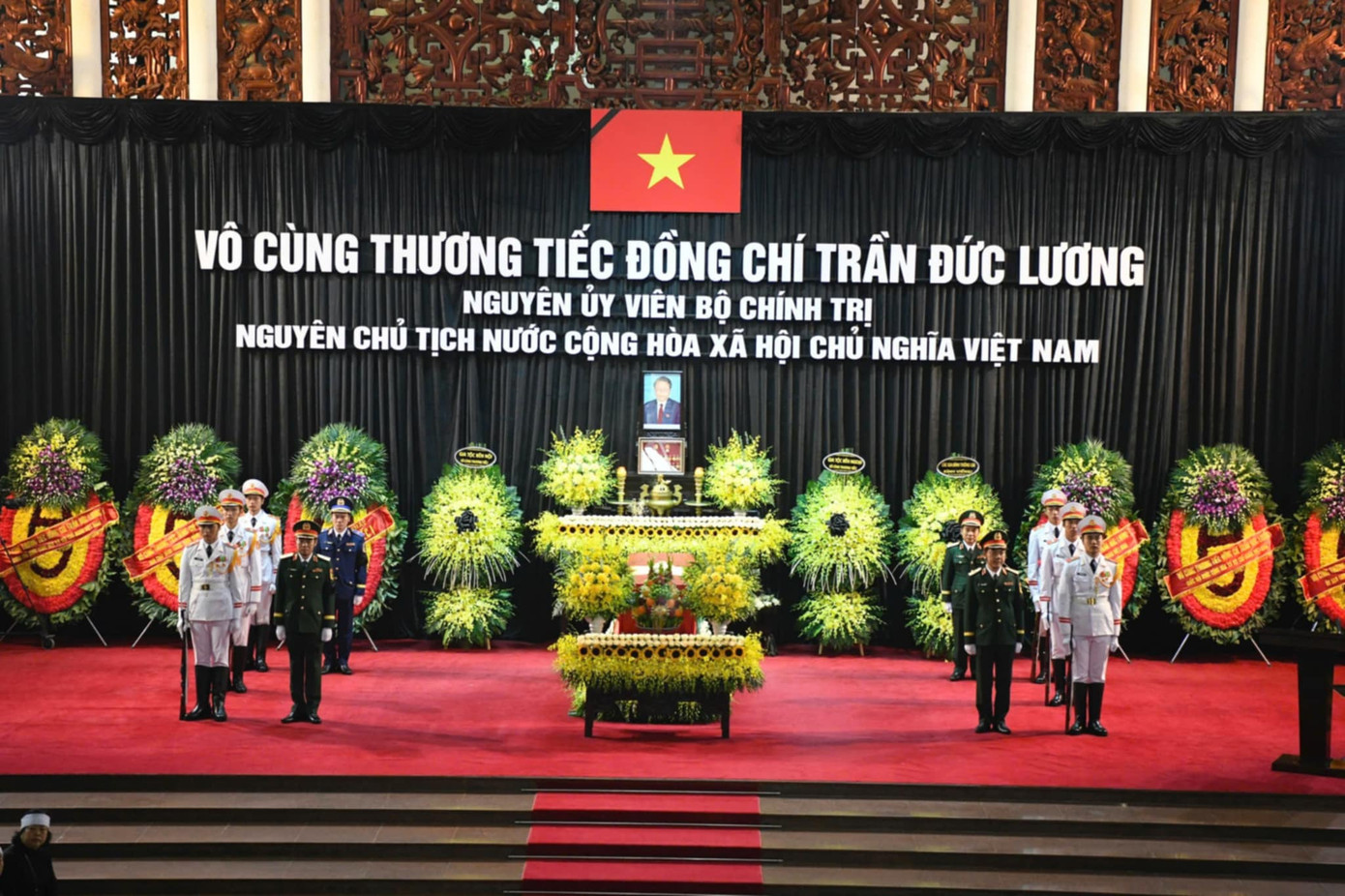 Lễ truy điệu nguyên Chủ tịch nước Trần Đức Lương.