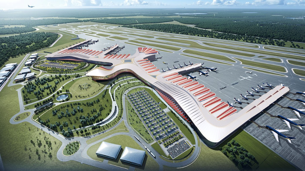 Phối cảnh sân bay Phú Quốc mới. Phối cảnh sân bay Phú Quốc mới.