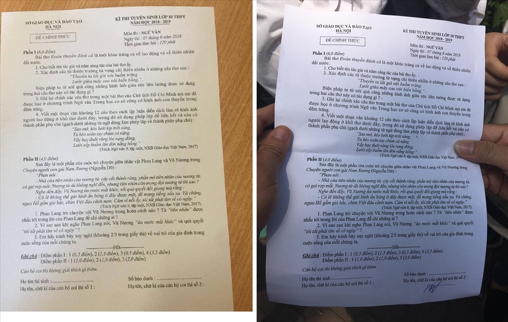 Lọt đề Ngữ Văn, Sở Giáo dục Hà Nội nói do công nghệ cao ảnh 2