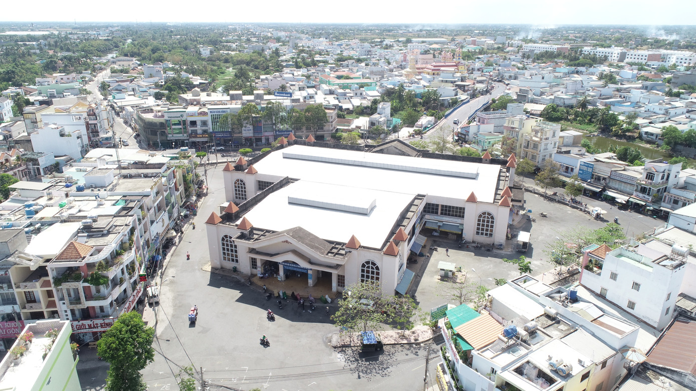 TP. Gò Công, tỉnh Tiền Giang dự kiến giảm còn 4 phường.