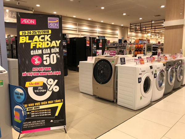 3 điểm bỏ lỡ sẽ tiếc tại Aeon Black Friday 2018 ảnh 2