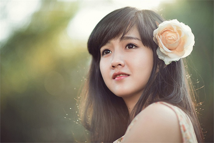 Cô bạn sở hữu vẻ đẹp trong sáng, dễ thương này tên là Nguyễn Kiều Trinh