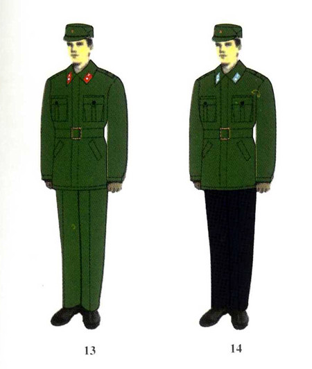 Mẫu quân phục chống rét của lục quân K-82, được thiết kế thử nghiệm từ năm 1982