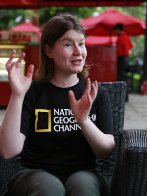 Nữ nhiếp ảnh gia Gabby Salazar. Ảnh: Hồng vĩnh