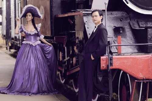 Bộ ảnh cưới của Lê Kiều Như được thực hiện bởi ê-kíp: Photo CoBan, make-up Quốc Trung, trang phục Nguyễn Dũng và Henrry Tài.