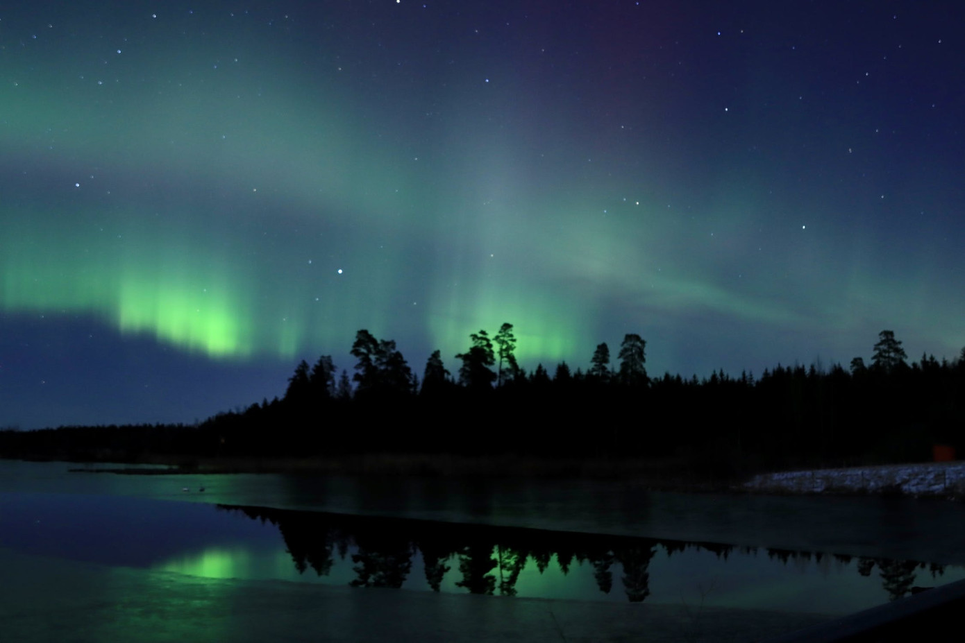 Hiện tượng cực quang thường xuyên xuất hiện ở Lapland. Ảnh: Pexels. Hiện tượng cực quang thường xuyên xuất hiện ở Lapland. Ảnh: Pexels.