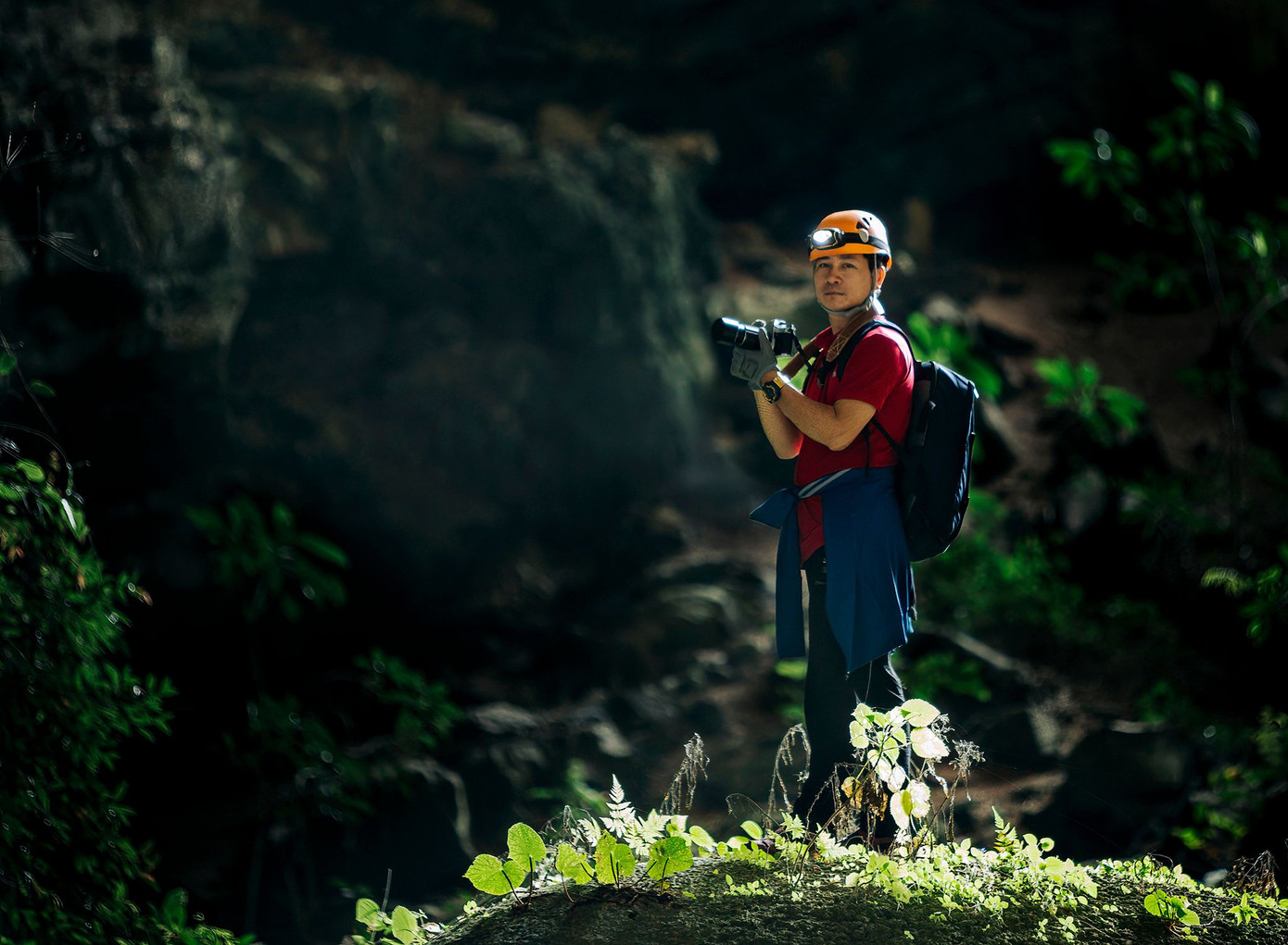 Anh Nguyễn Hải có mong muốn khám phá thêm nhiều hang động nữa ở Quảng Bình (Ảnh: Nguyễn Hải).
