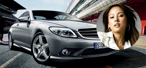Lee Hyori, nữ chủ nhân của Benz CL550. Lee Hyori, nữ chủ nhân của Benz CL550.