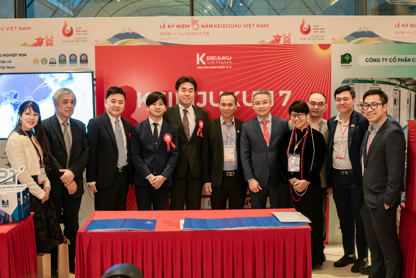 Khách mời đến từ Nhật Bản tham dự lễ kỷ niệm.