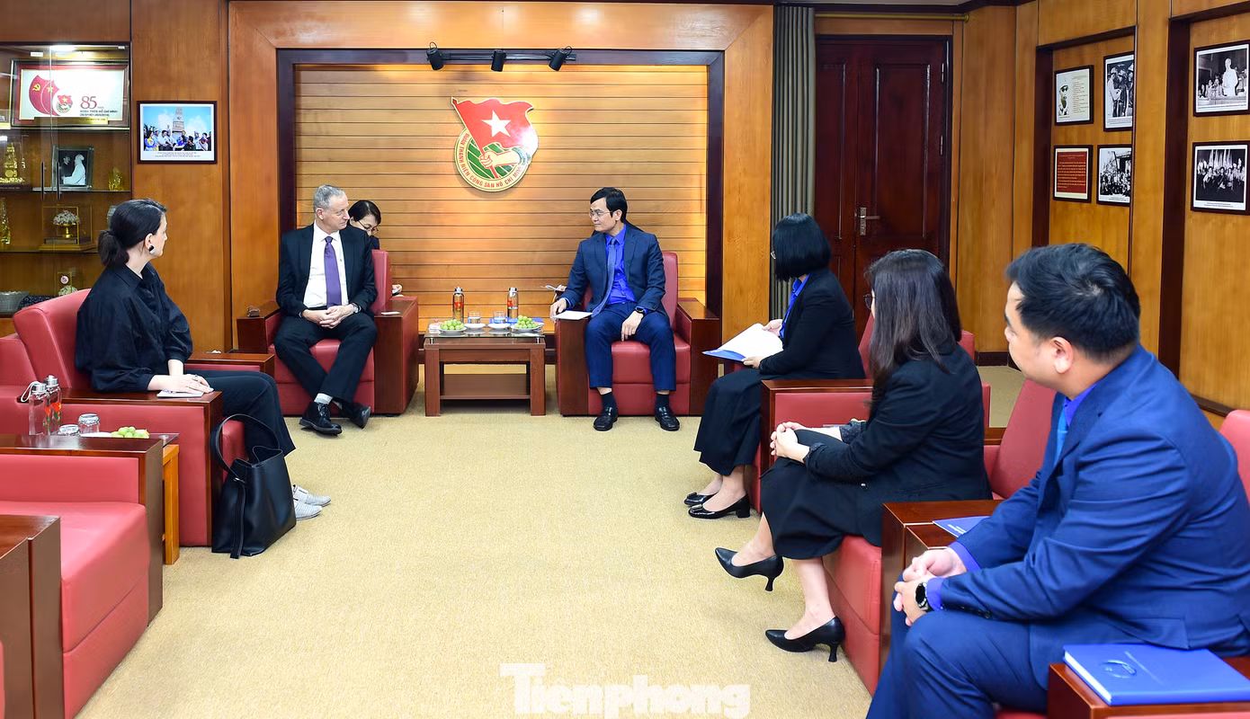 Quang cảnh buổi tiếp. Ảnh: Xuân Tùng Quang cảnh buổi tiếp. Ảnh: Xuân Tùng