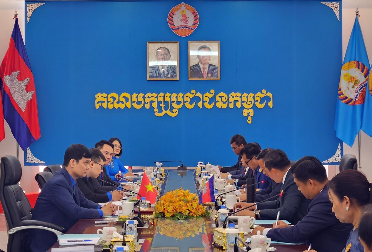 Quang cảnh hội đàm trước lễ ký kết. Ảnh: T.N Quang cảnh hội đàm trước lễ ký kết. Ảnh: T.N