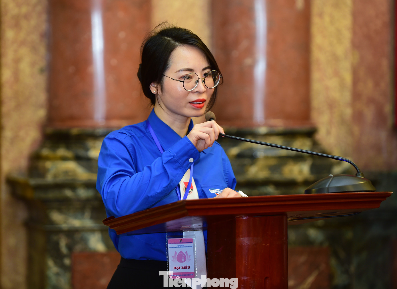 TS. Lê Thị Phương phát biểu ý kiến tại chương trình. Ảnh: Xuân Tùng