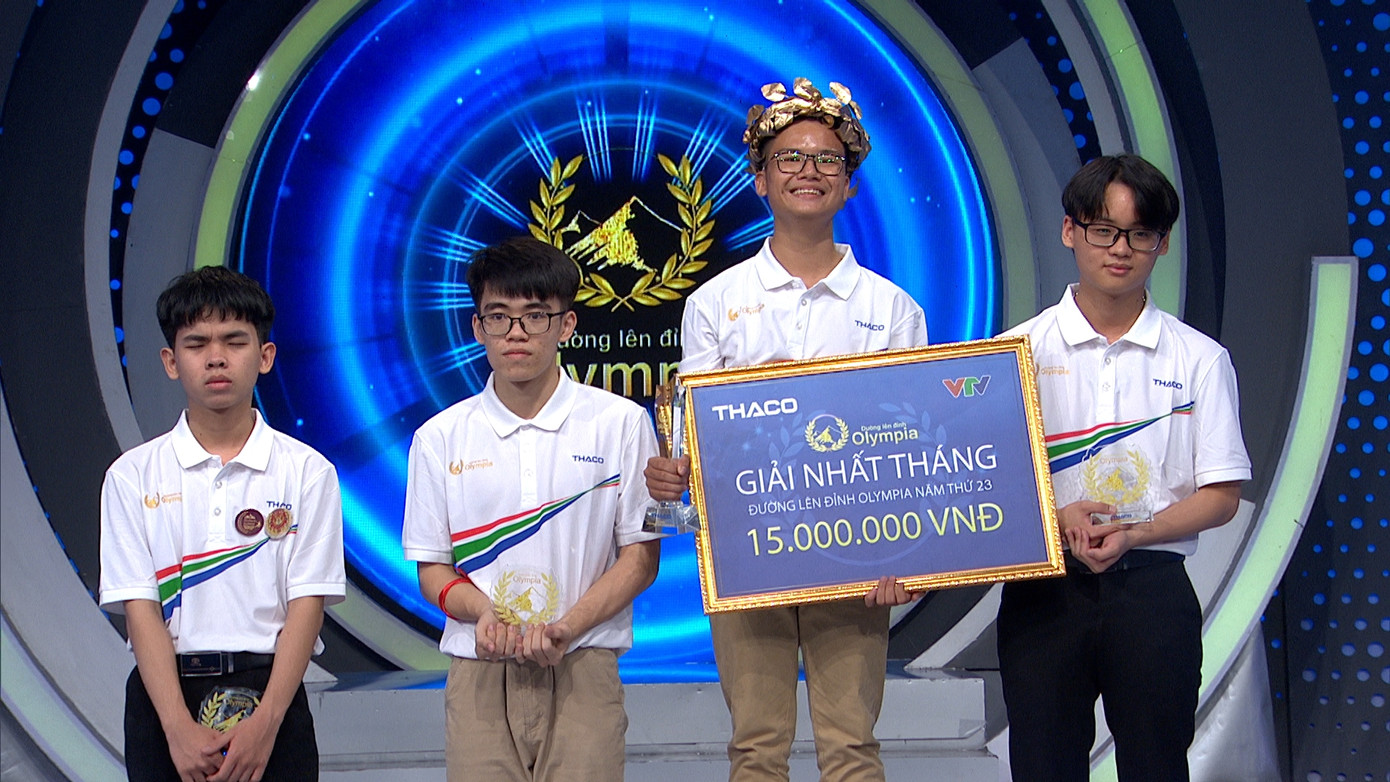 Nguyễn Bảo Minh Triết giành vòng nguyệt quế trận thi tháng. Ảnh: FBCT Nguyễn Bảo Minh Triết giành vòng nguyệt quế trận thi tháng. Ảnh: FBCT