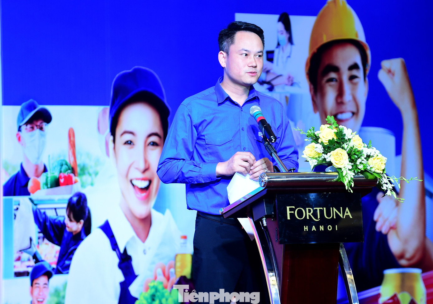 Anh Nguyễn Kim Quy phát biểu tại chương trình. Ảnh: Xuân Tùng Anh Nguyễn Kim Quy phát biểu tại chương trình. Ảnh: Xuân Tùng