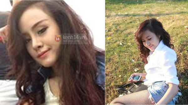 Hình ảnh so sánh bà Tưng trên Kenh14.vn, trang tin của VCCorp