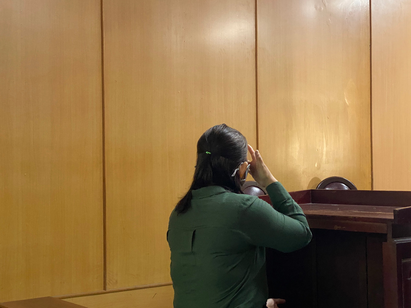 Bị cáo Kim Thanh Hạnh tại phiên tòa ngày 20/12