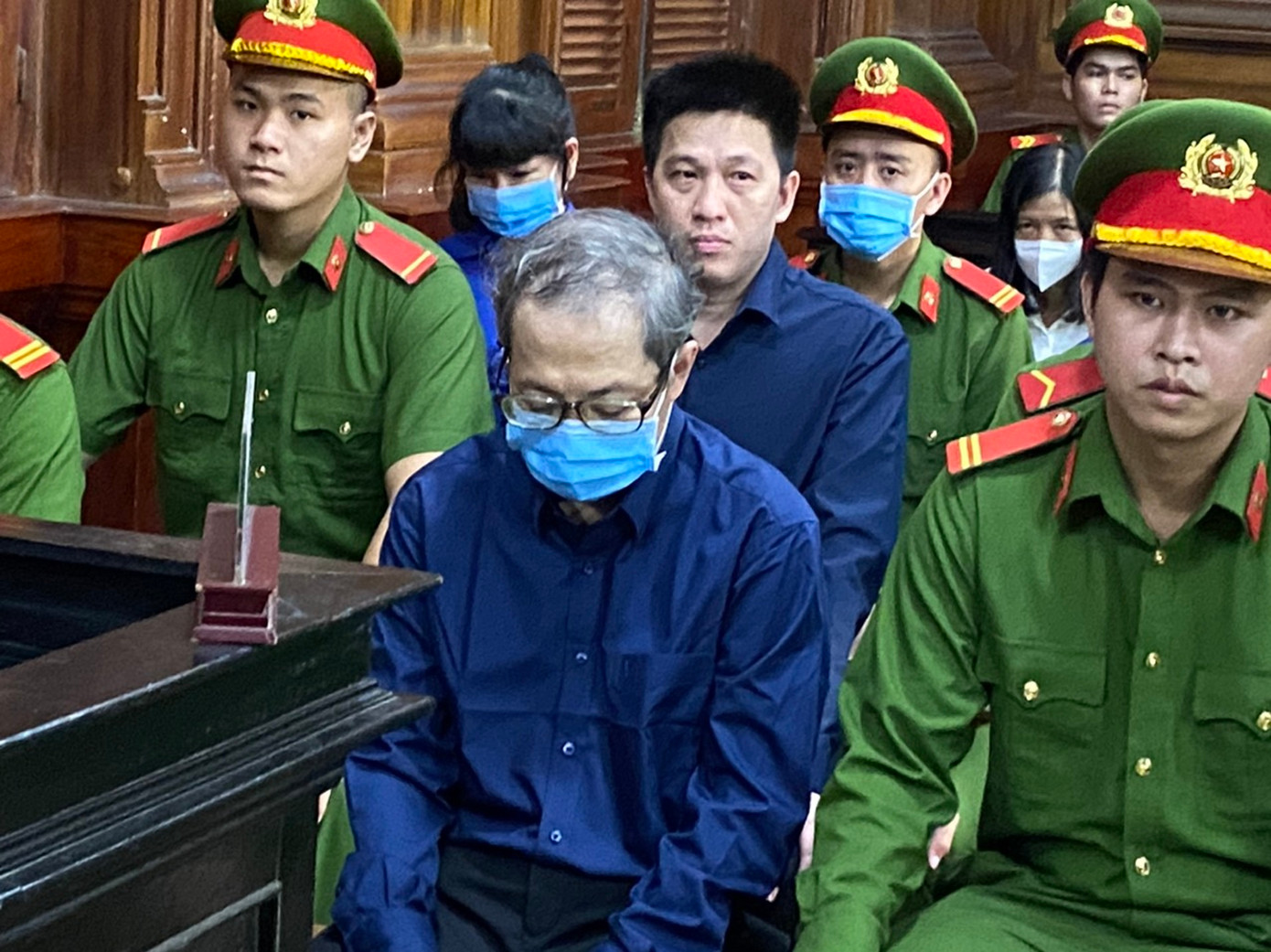 Ông Nguyễn Minh Quân tại phiên tòa sáng nay 1/12. Ảnh: Tân Châu. Ông Nguyễn Minh Quân tại phiên tòa sáng nay 1/12. Ảnh: Tân Châu.