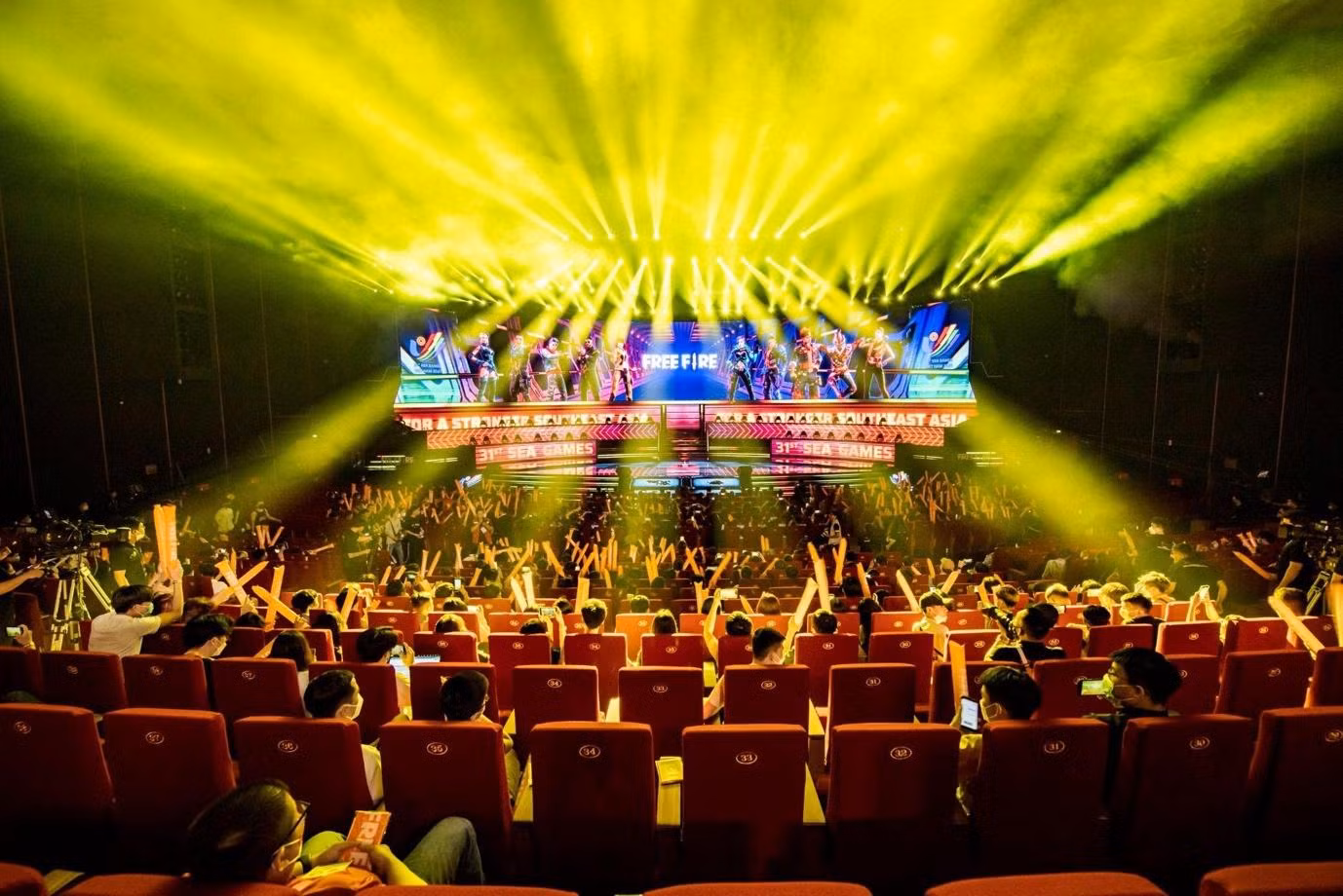 Khán đài Esport rực lửa tại Sea Games 31