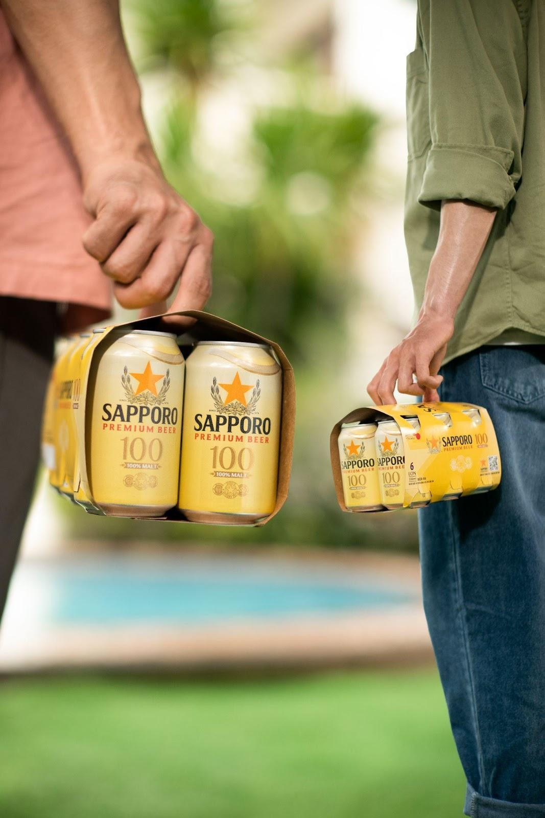 Sapporo Premium Beer 100 mang sự tận tâm đến bạn qua giaobianhanh.com. Ảnh: Sapporo Việt Nam Sapporo Premium Beer 100 mang sự tận tâm đến bạn qua giaobianhanh.com. Ảnh: Sapporo Việt Nam