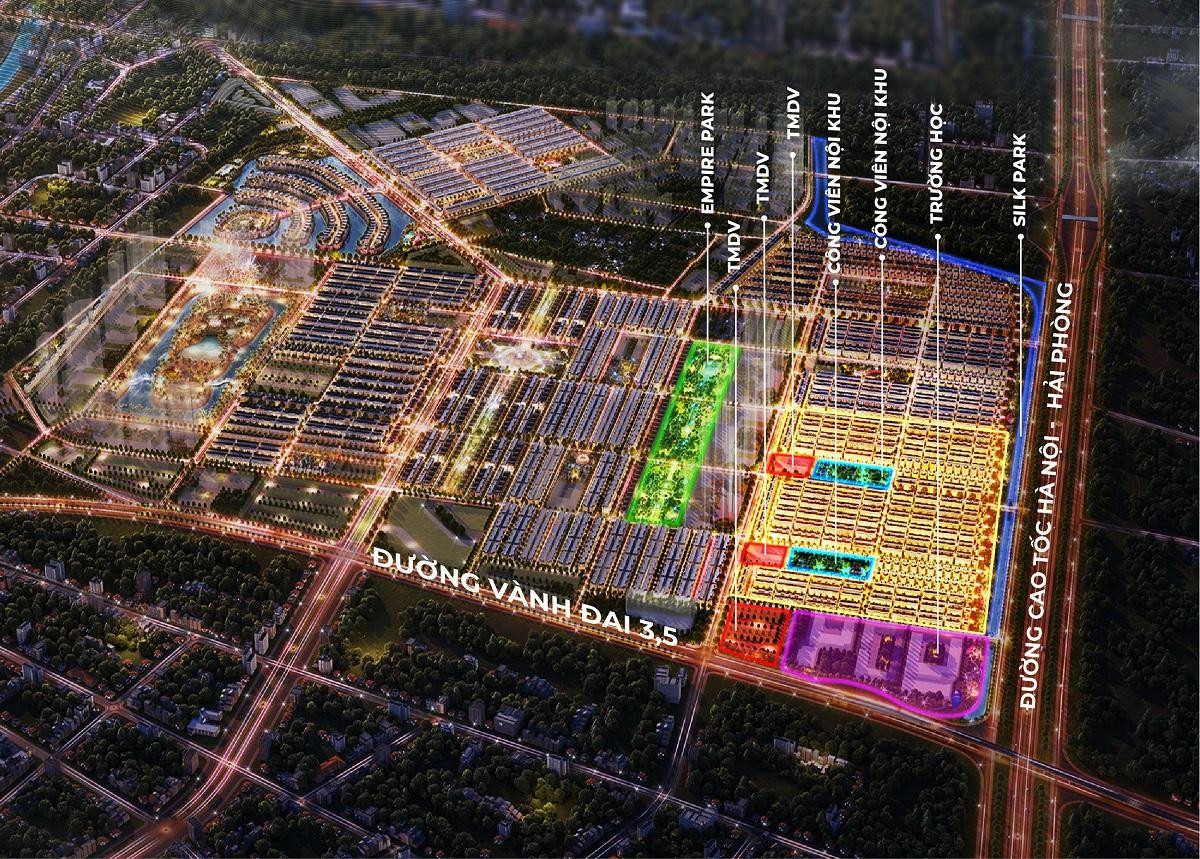 Nằm ở vị trí cửa ngõ của đại đô thị, Phân khu Cọ Xanh có khả năng kết nối thuận tiện, dễ dàng với các công trình giao thông trọng điểm trong khu vực